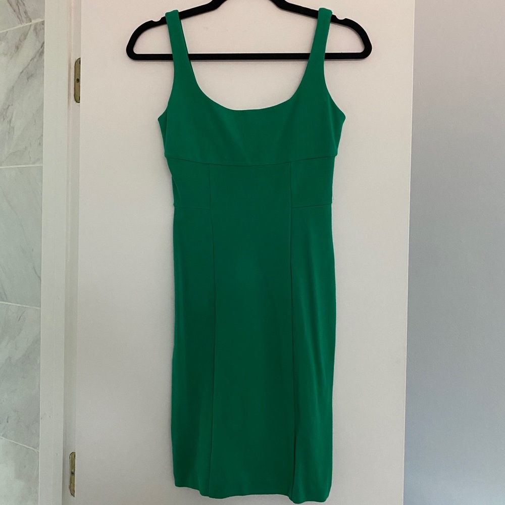 DVF green dress
